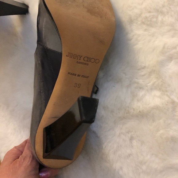 JIMMY CHOO Ombré Mary Jane’s gray’s Size 39 - Picture 5 of 6